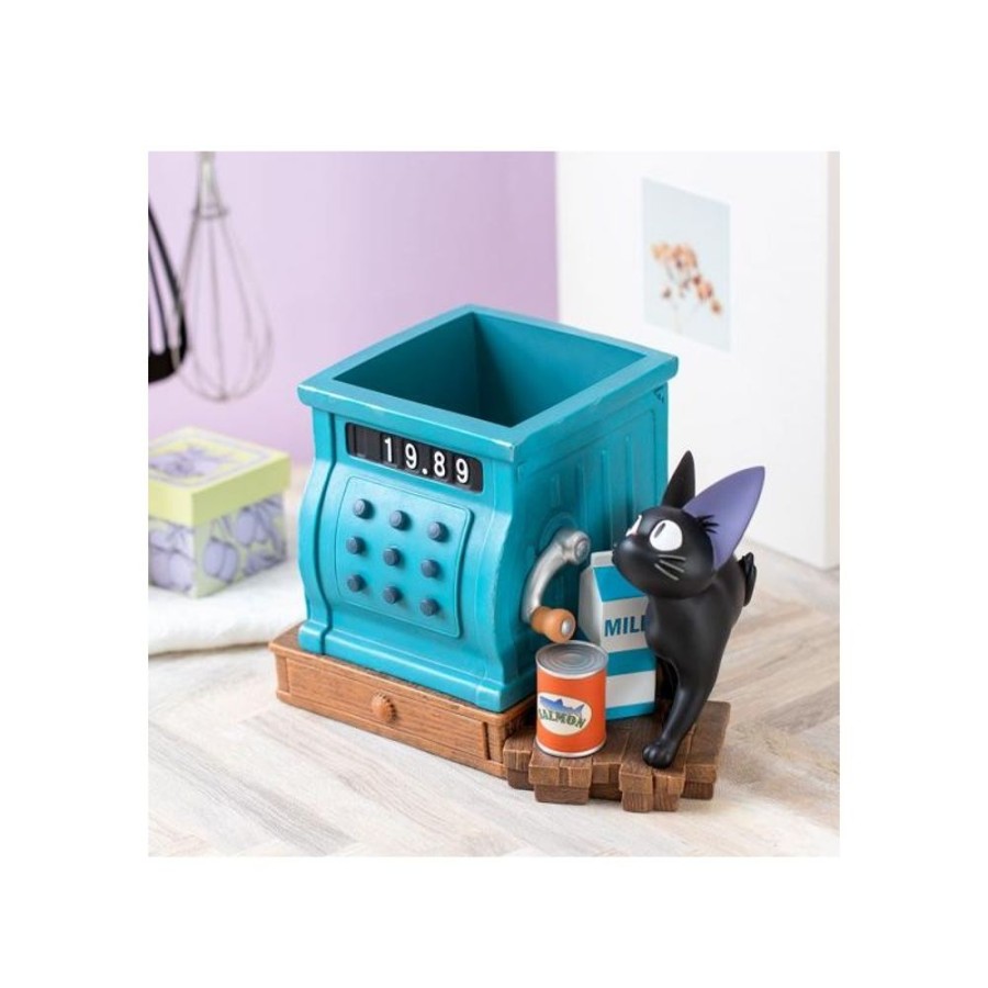 Decoration | Maison Ghibli Diorama Box Jiji And Blue Cash Register - Kiki'S Delivery Service