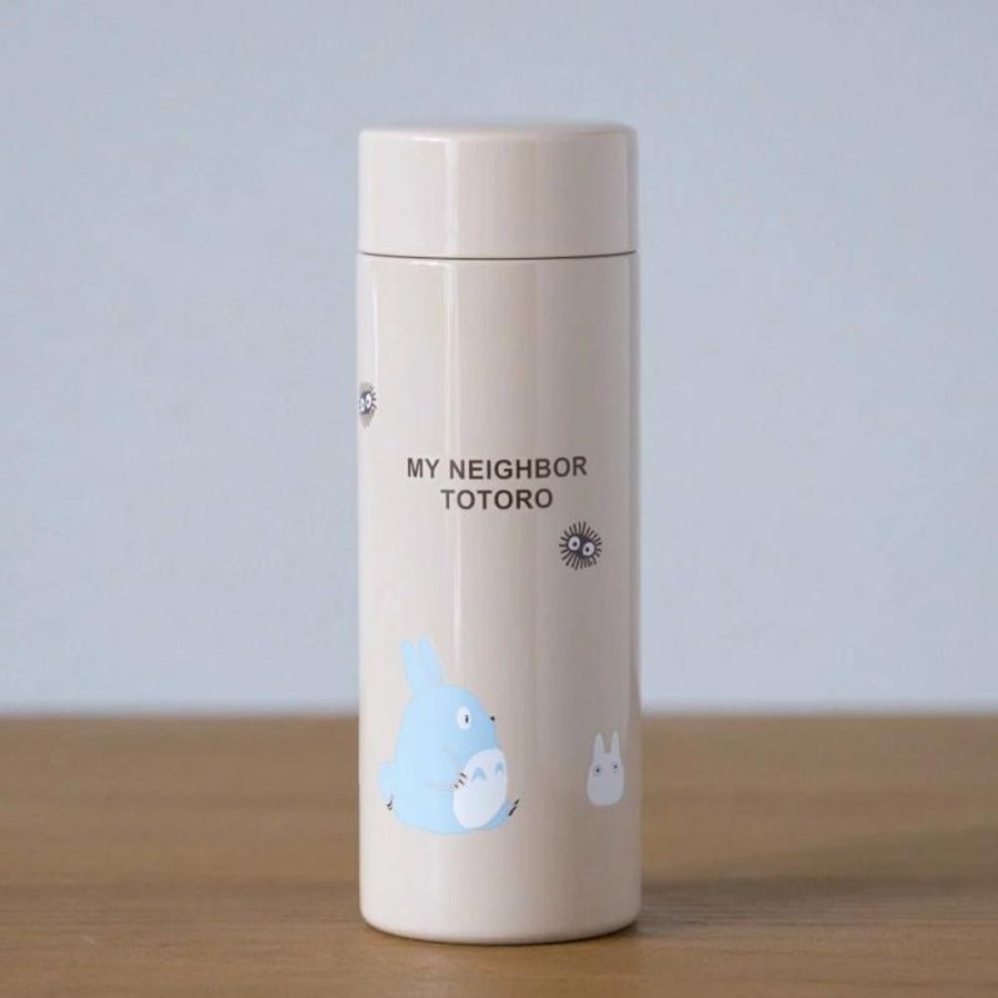 Kitchenware | Maison Ghibli Beige Thermos Bottle 300Ml Forest Stroll - My Neighbor Totoro