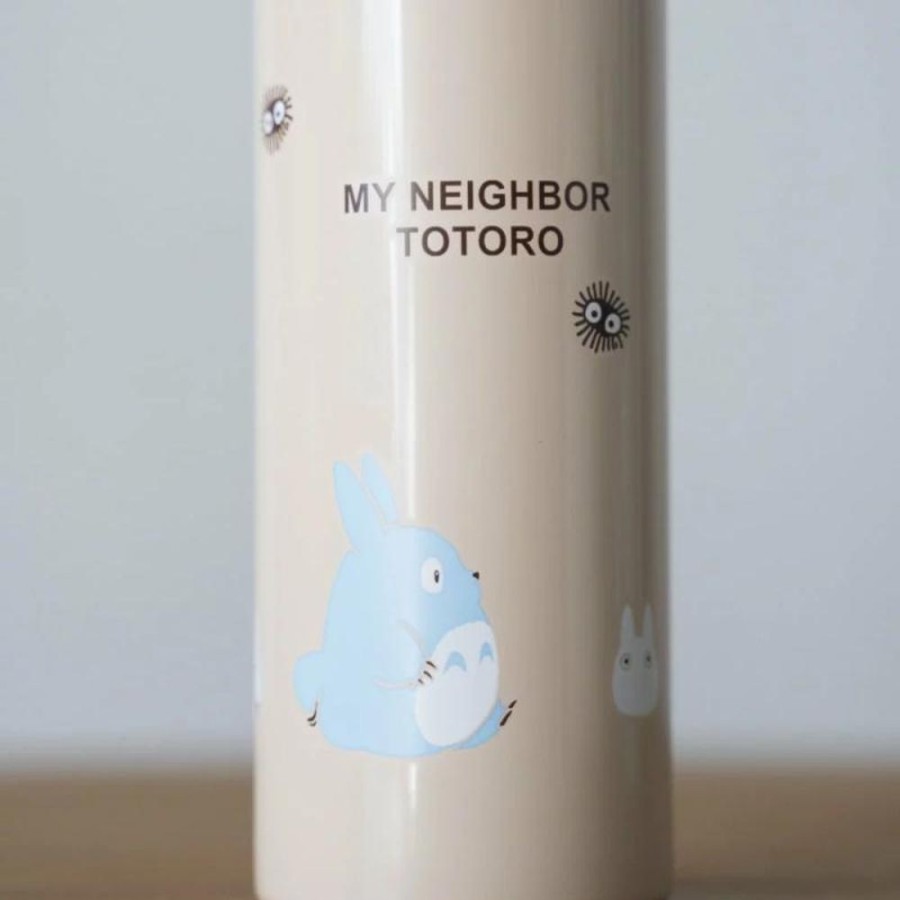 Kitchenware | Maison Ghibli Beige Thermos Bottle 300Ml Forest Stroll - My Neighbor Totoro