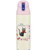 Kitchenware | Maison Ghibli Thermos Bottle 500Ml Jiji Flower Garland - Kiki'S Delivery Service