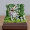 Arts And Crafts | Maison Ghibli Paper Craft San, Moro And Kodama -Princess Mononoke