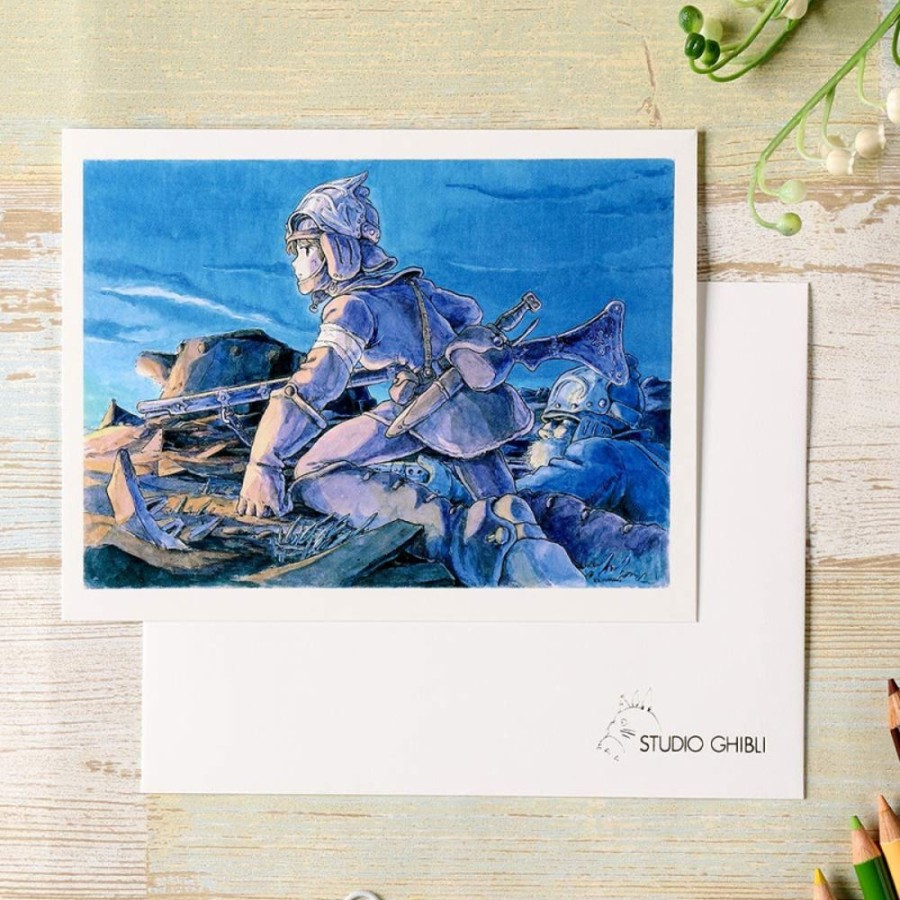 Postcards And Letter Papers | Maison Ghibli Watercolour Greeting Cards 24 X 15,8 Cm On The Line - Nausicaa