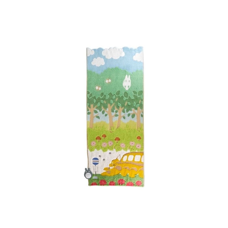 Household Linen | Maison Ghibli Towel Catbus On It'S Way 34X80 Cm - My Neighbor Totoro