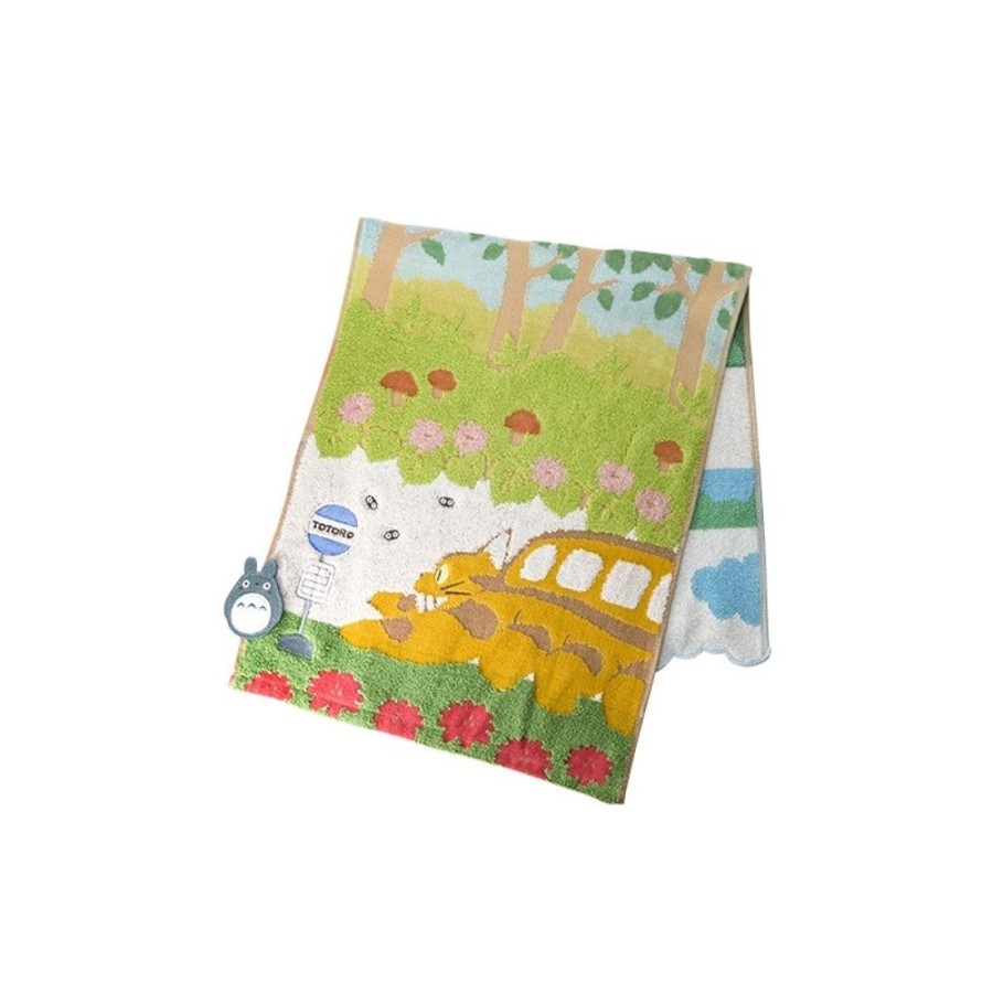 Household Linen | Maison Ghibli Towel Catbus On It'S Way 34X80 Cm - My Neighbor Totoro