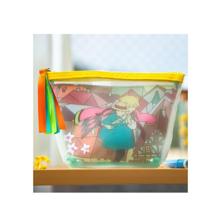 Accessories | Maison Ghibli Transparent Pouch Embroidered - Howl'S Moving Castle