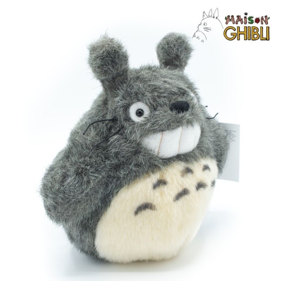 Classic Plush | Maison Ghibli Totoro Backpack Clip Grey - My Neighbor Totoro