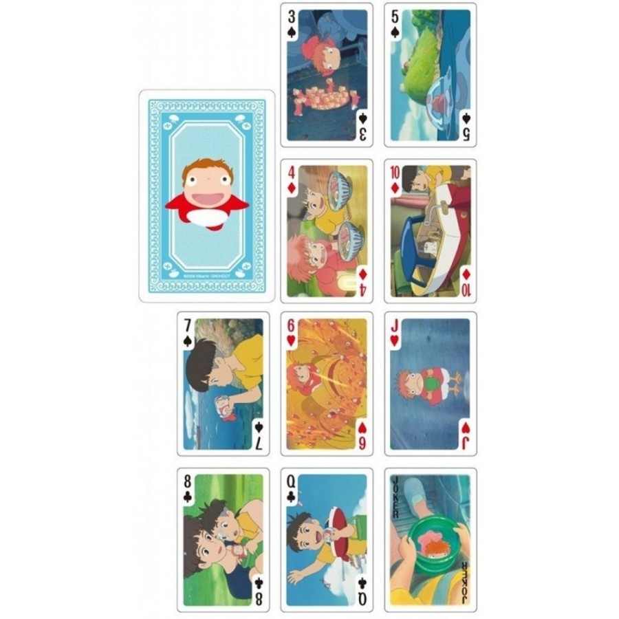 Playing Cards | Maison Ghibli Movie Scenes Playing Cards - Ponyo On The Cliff