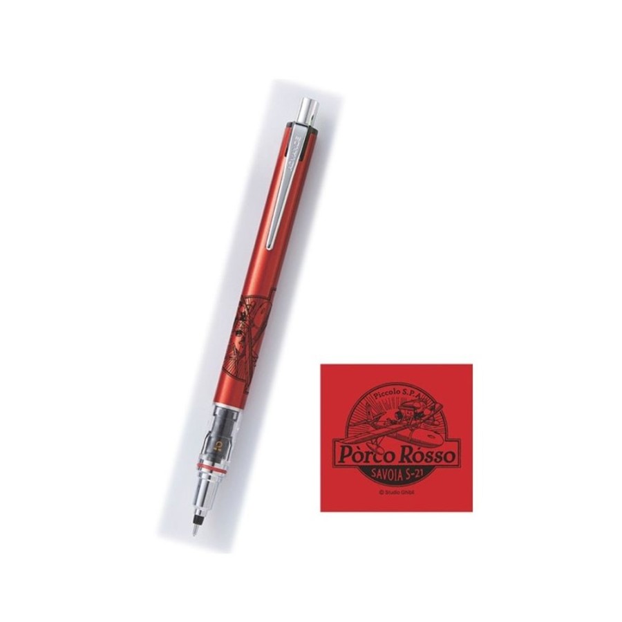 Writing | Maison Ghibli Mechanical Pencil Red Savoia 0,5Mm - Porco Rosso