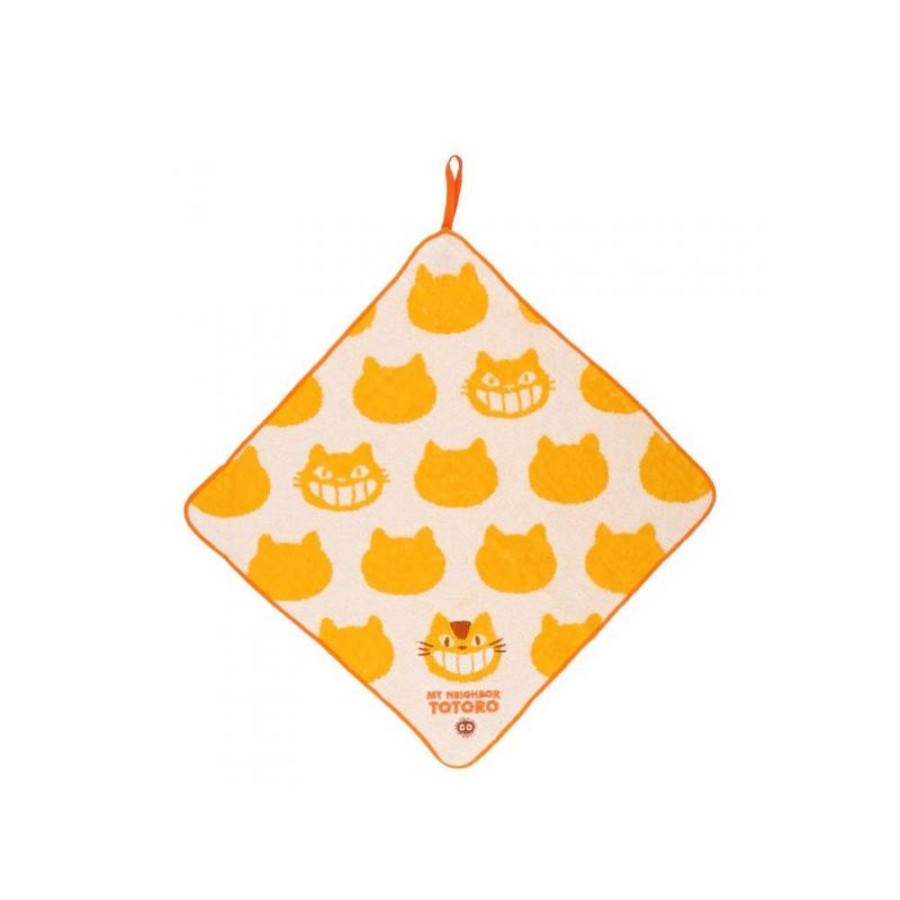 Household Linen | Maison Ghibli Towel With Hanger Catbus Silhouette - My Neighbor Totoro