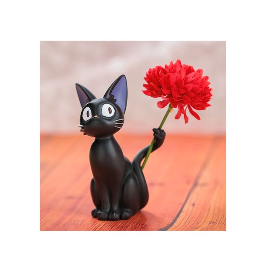 Decoration | Maison Ghibli Statue Single Vase Jiji'S Tail Play - Kiki'S Delivery Service