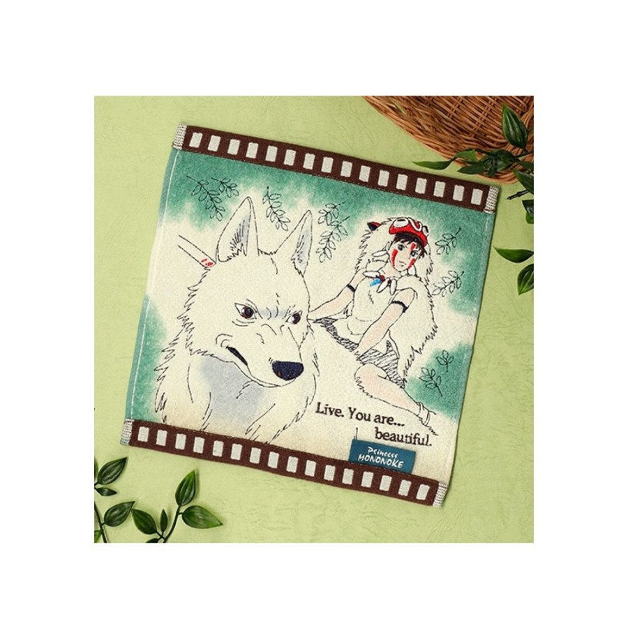 Household Linen | Maison Ghibli Mini Towel Celluloid San - Princess Mononoke