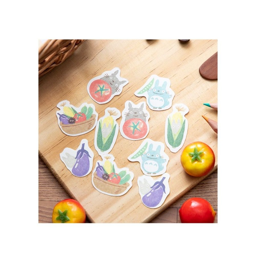 Small Equipment | Maison Ghibli Sticker Set Break Time Vegetables - My Neighbor Totoro