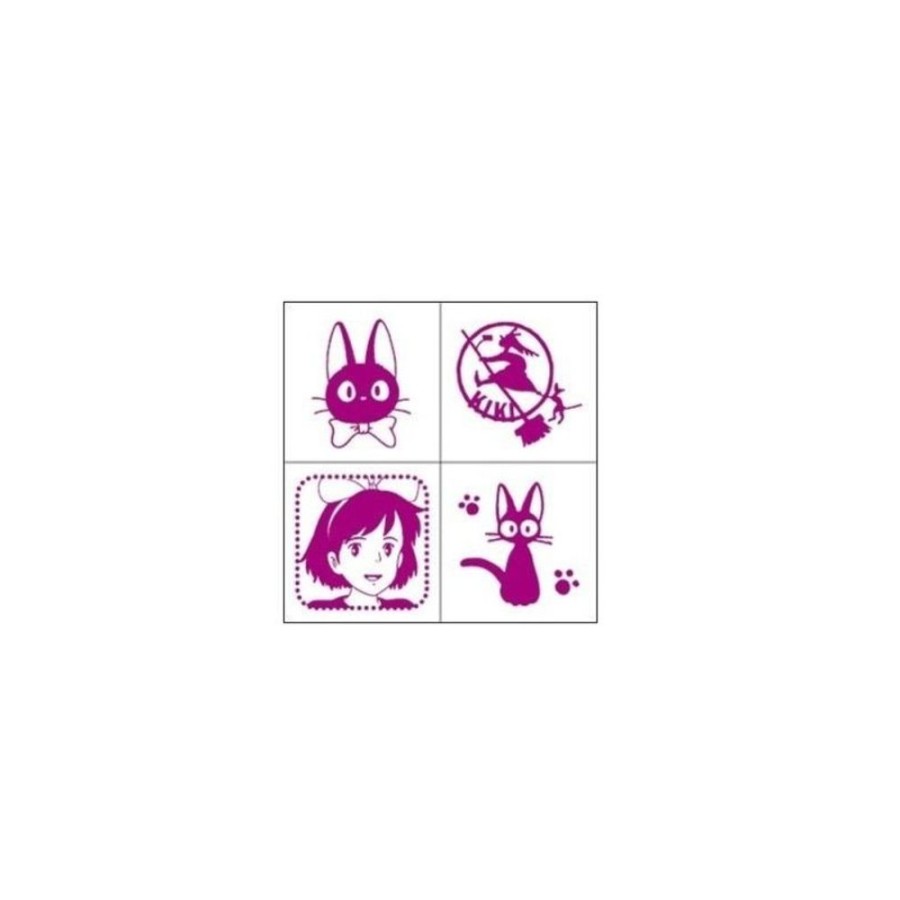 Small Equipment | Maison Ghibli Kiki Mini Stamp Set Purple - Kiki'S Delivery Service