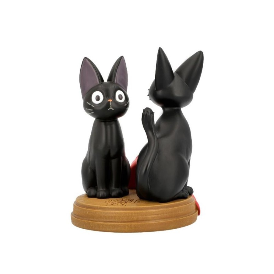 Decoration | Maison Ghibli Table Clock Jiji & Soft Toy Jiji - Kiki'S Delivery Service