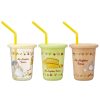 Kitchenware | Maison Ghibli 3 Glasses With Straw Set - My Neighbor Totoro