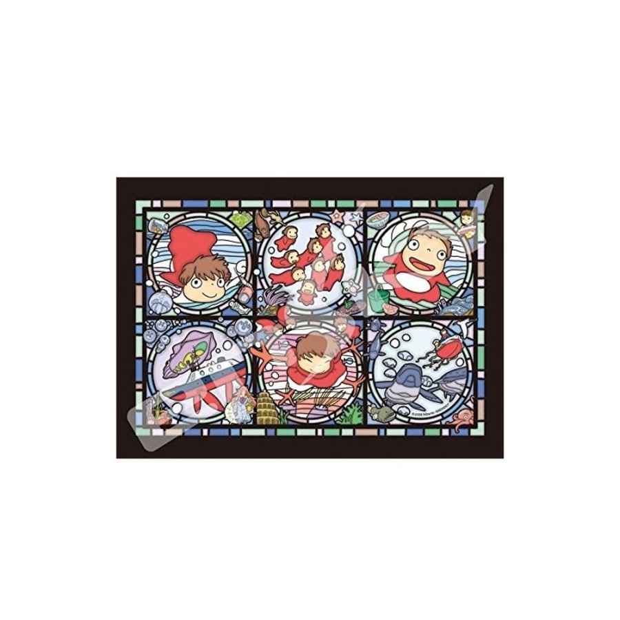 Jigsaw Puzzle | Maison Ghibli Stained Glass Puzzle 208P Ponyos Everywhere - Ponyo On The Cliff