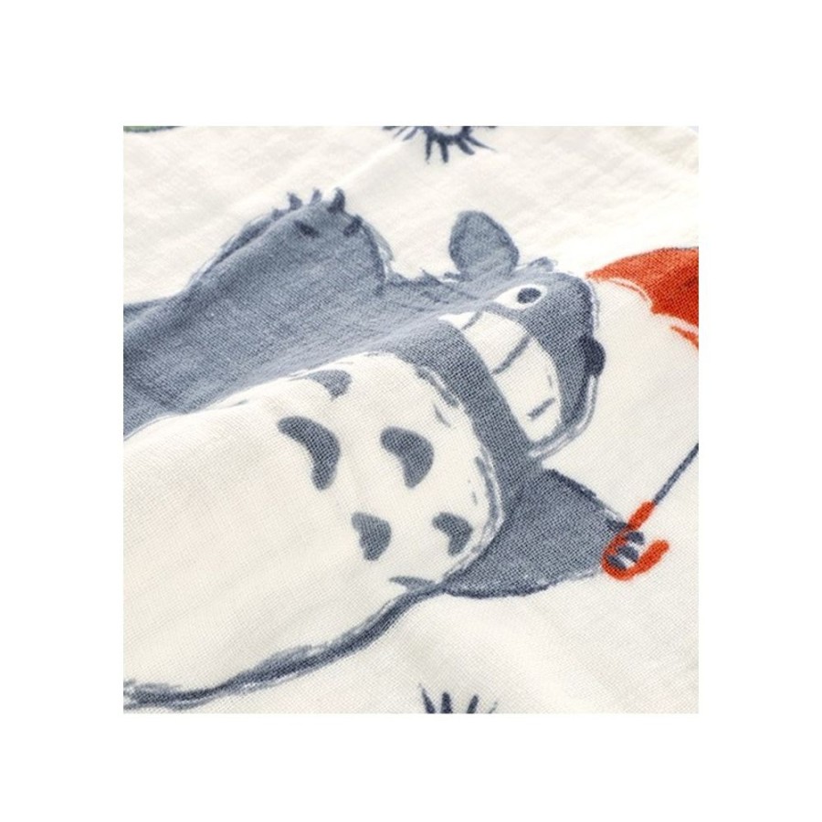 Household Linen | Maison Ghibli Imabari Large Bath Towel Big Totoro Umbrella 60X120 Cm - My Neighbor