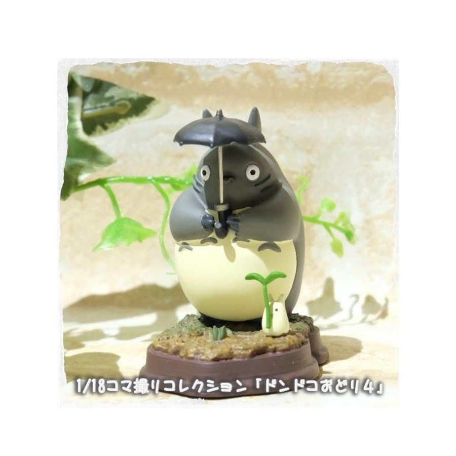 Statues | Maison Ghibli Statue Collection Stop Motion Totoro Grey Dondoko Pose 4 - My Neighbor Totoro