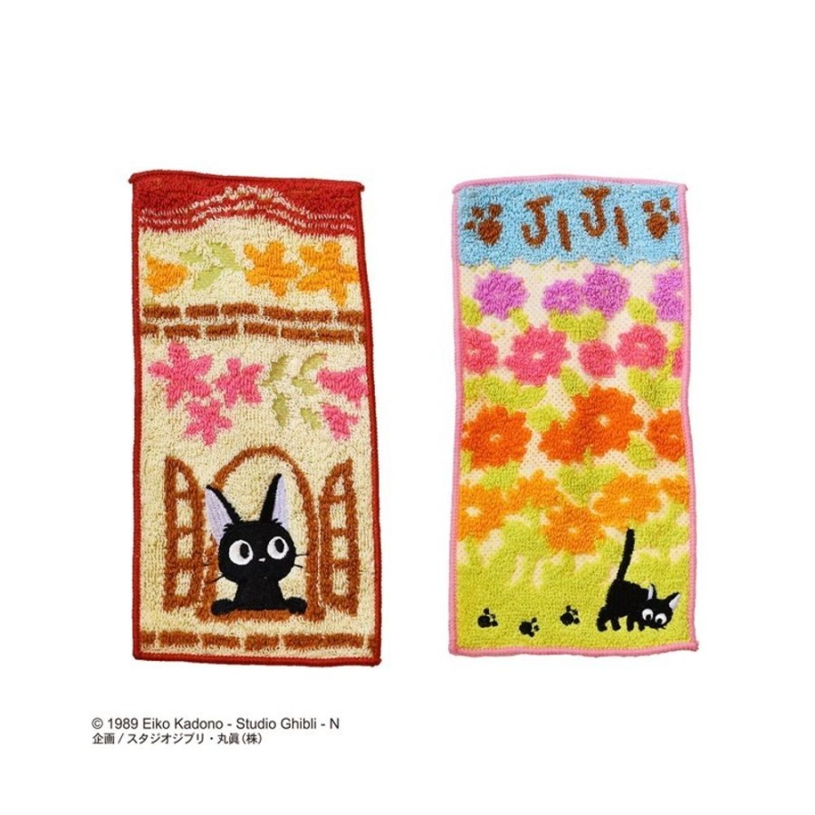 Household Linen | Maison Ghibli Jiji 2 Mini-Towels Pack 20 X 10 Cm - Kiki'S Delivery Service