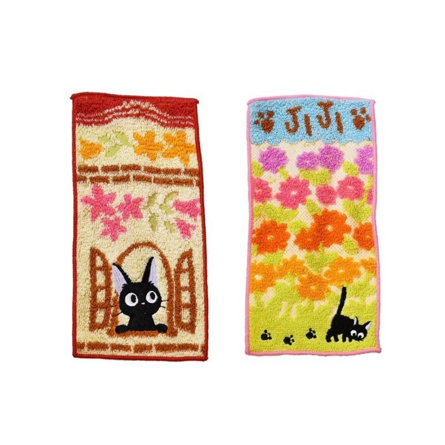 Household Linen | Maison Ghibli Jiji 2 Mini-Towels Pack 20 X 10 Cm - Kiki'S Delivery Service