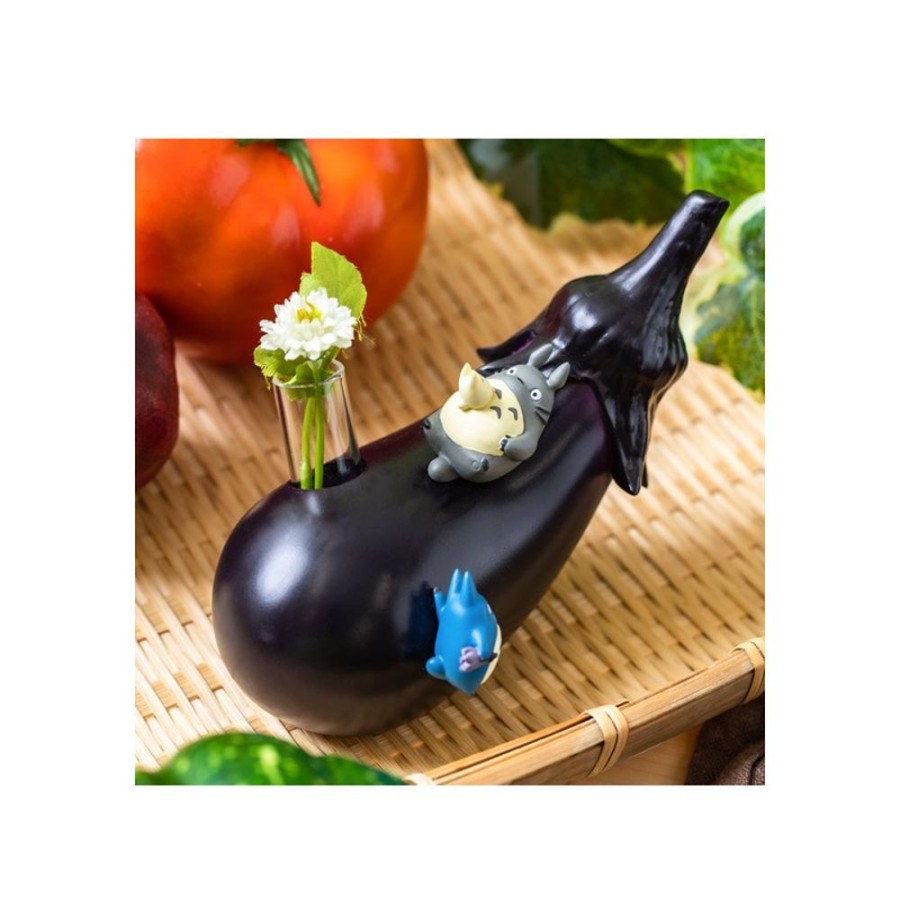 Decoration | Maison Ghibli Single Vase Vegetal Aubergine - My Neighbor Totoro