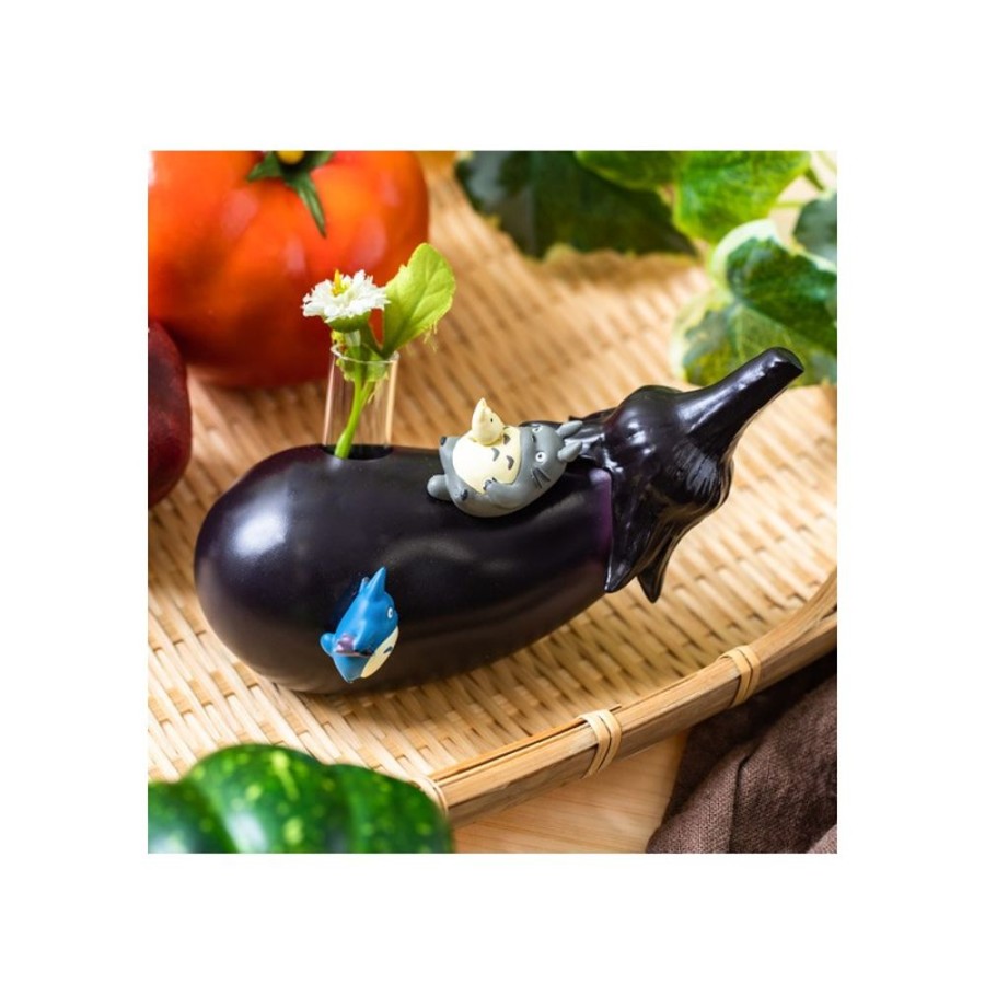 Decoration | Maison Ghibli Single Vase Vegetal Aubergine - My Neighbor Totoro