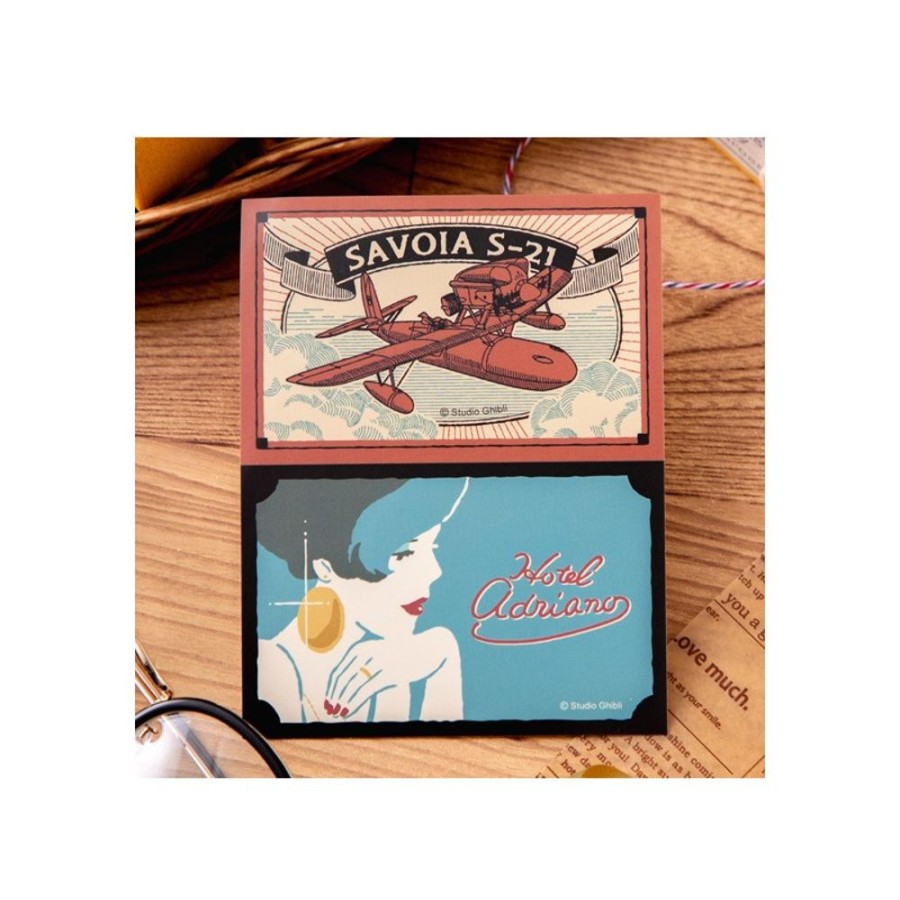 Small Equipment | Maison Ghibli Retro Stickers Savoia & Gina - Porco Rosso