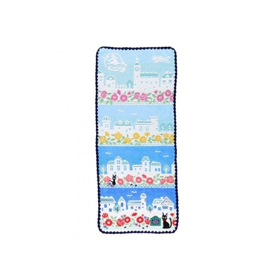 Household Linen | Maison Ghibli Towel Streets Of Paris 34X80 Cm - Kiki'S Delivery Service