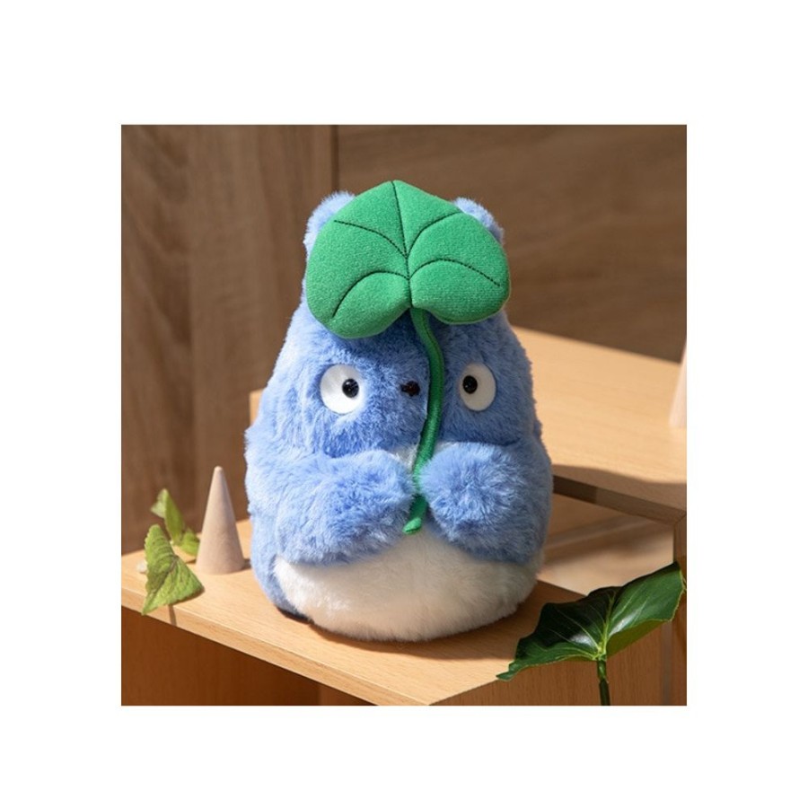 Nakayoshi Plush | Maison Ghibli Nakayoshi Plush Medium Totoro With Leaf - My Neighbor Totoro