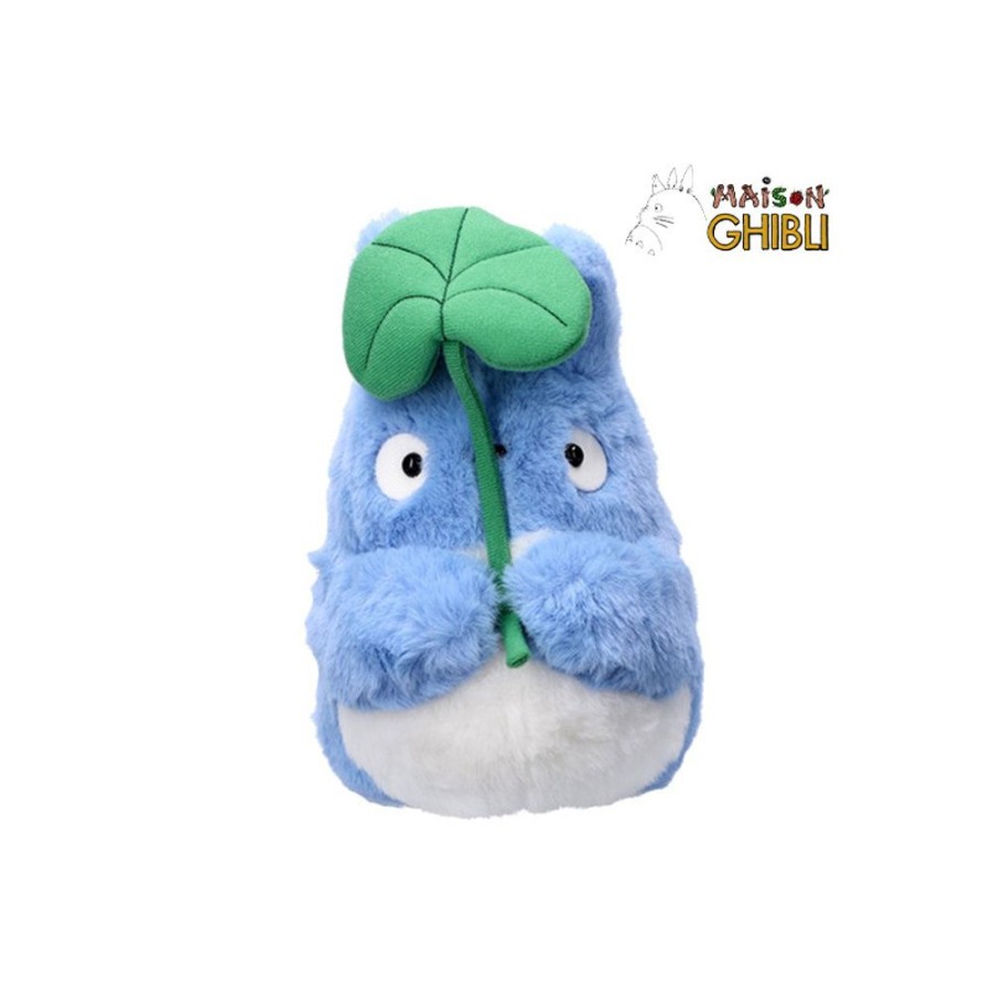 Nakayoshi Plush | Maison Ghibli Nakayoshi Plush Medium Totoro With Leaf - My Neighbor Totoro