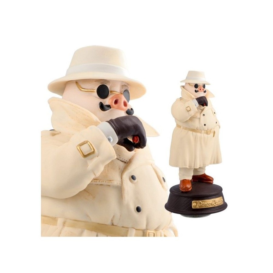 Music Boxes | Maison Ghibli Music Box Marco In Trench Coat - Porco Rosso