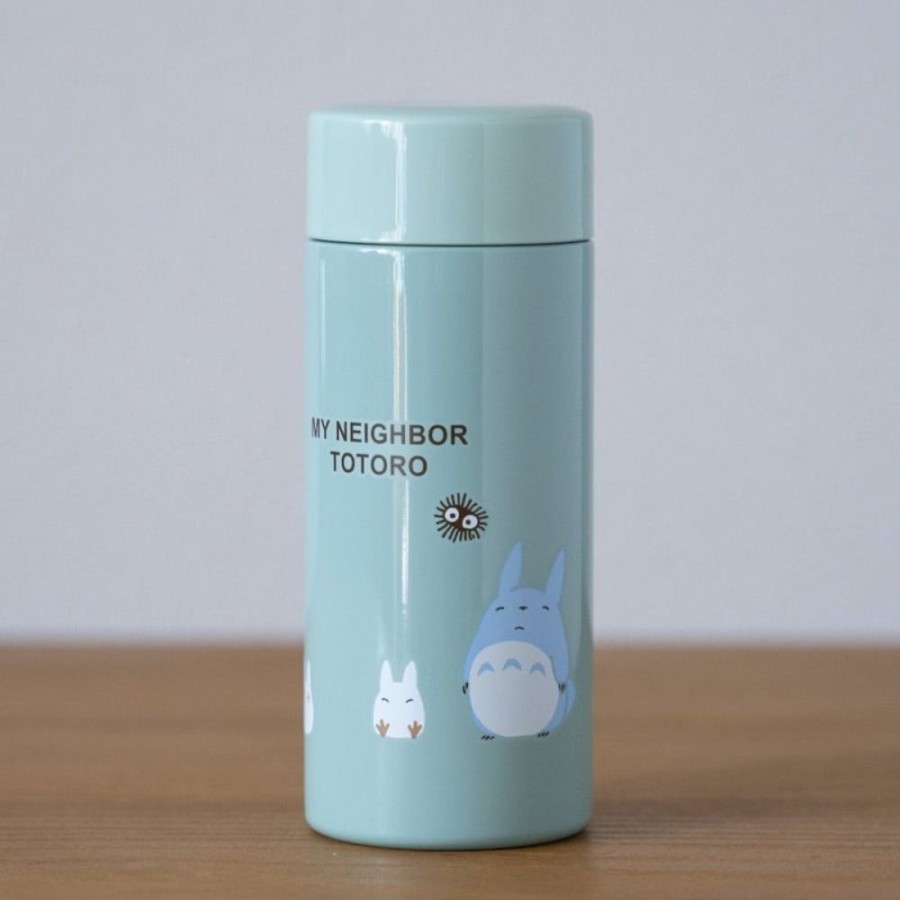 Kitchenware | Maison Ghibli Green Thermos Bottle 250Ml Grimaces - My Neighbor Totoro