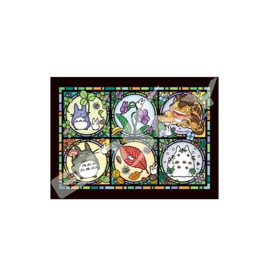 Jigsaw Puzzle | Maison Ghibli Stained Glass Puzzle 208P All Seasons - My Neighbor Totoro