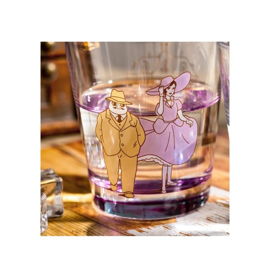 Kitchenware | Maison Ghibli Decorated Glass Marco & Gina - Porco Rosso