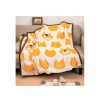 Household Linen | Maison Ghibli Long Blanket Catbus Silhouette 200X140 Cm - My Neighbor Totoro