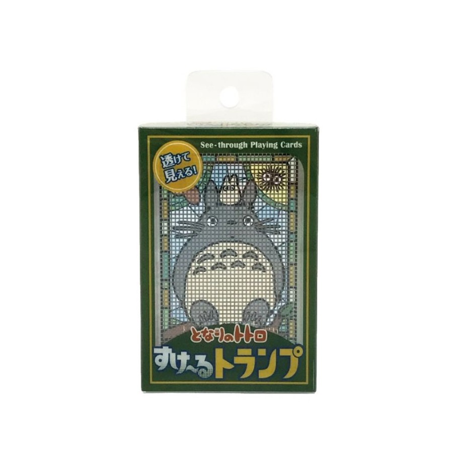 Playing Cards | Maison Ghibli Transparent Playing Cards Totoro - My Neighbor Totoro