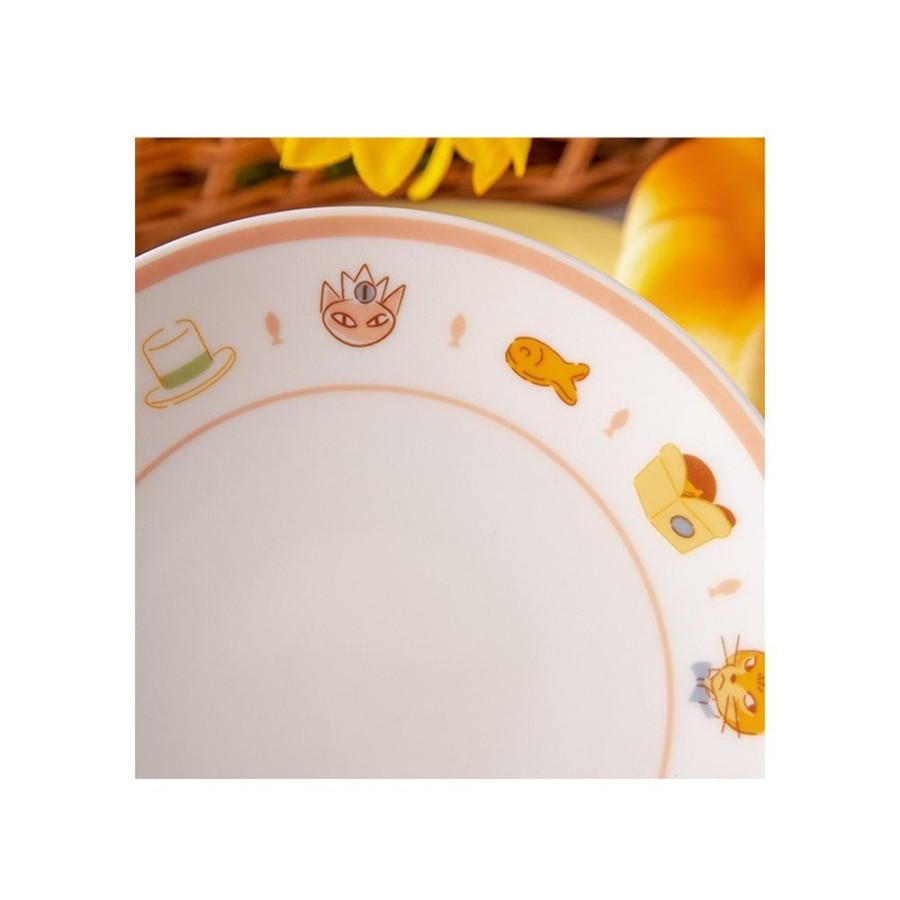 Kitchenware | Maison Ghibli Tea Time & Cat Plate - The Cat Returns