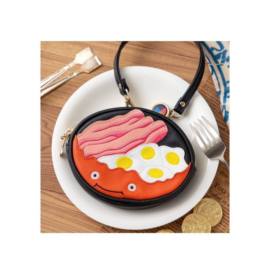 Accessories | Maison Ghibli Purse Calcifer & Bacon And Egg - Howl'S Moving Castle