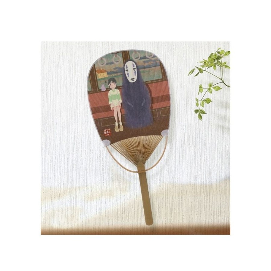 Accessories | Maison Ghibli Bamboo Fan Chihiro & No Face On The Train - Spirited Away