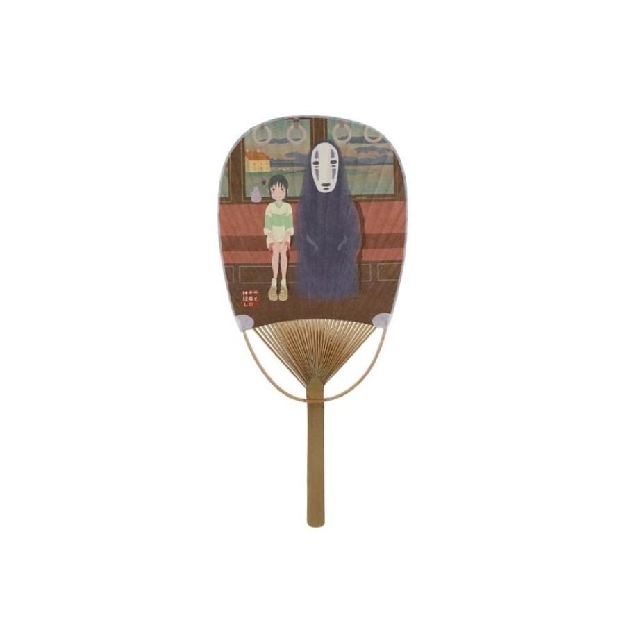 Accessories | Maison Ghibli Bamboo Fan Chihiro & No Face On The Train - Spirited Away