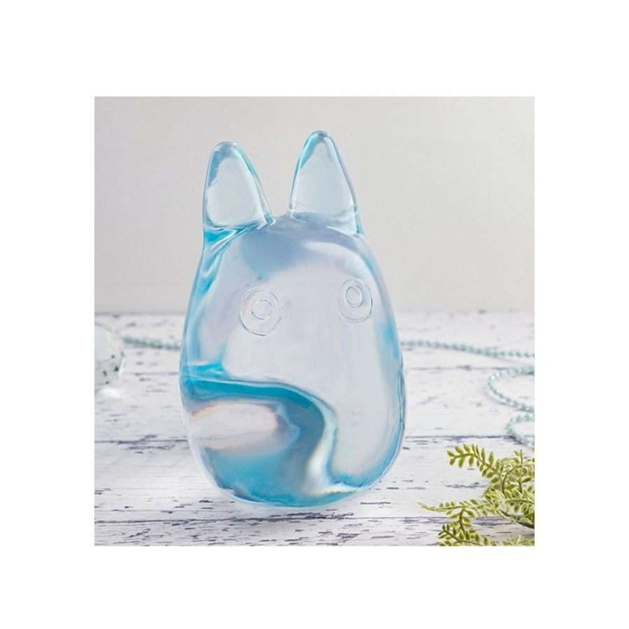 Statues | Maison Ghibli Rainbow Crystal Figurine White Totoro - My Neighbor Totoro