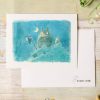 Postcards And Letter Papers | Maison Ghibli Watercolour Greeting Cards 24 X 15,8 Cm Autumn - My Neighbor Totoro