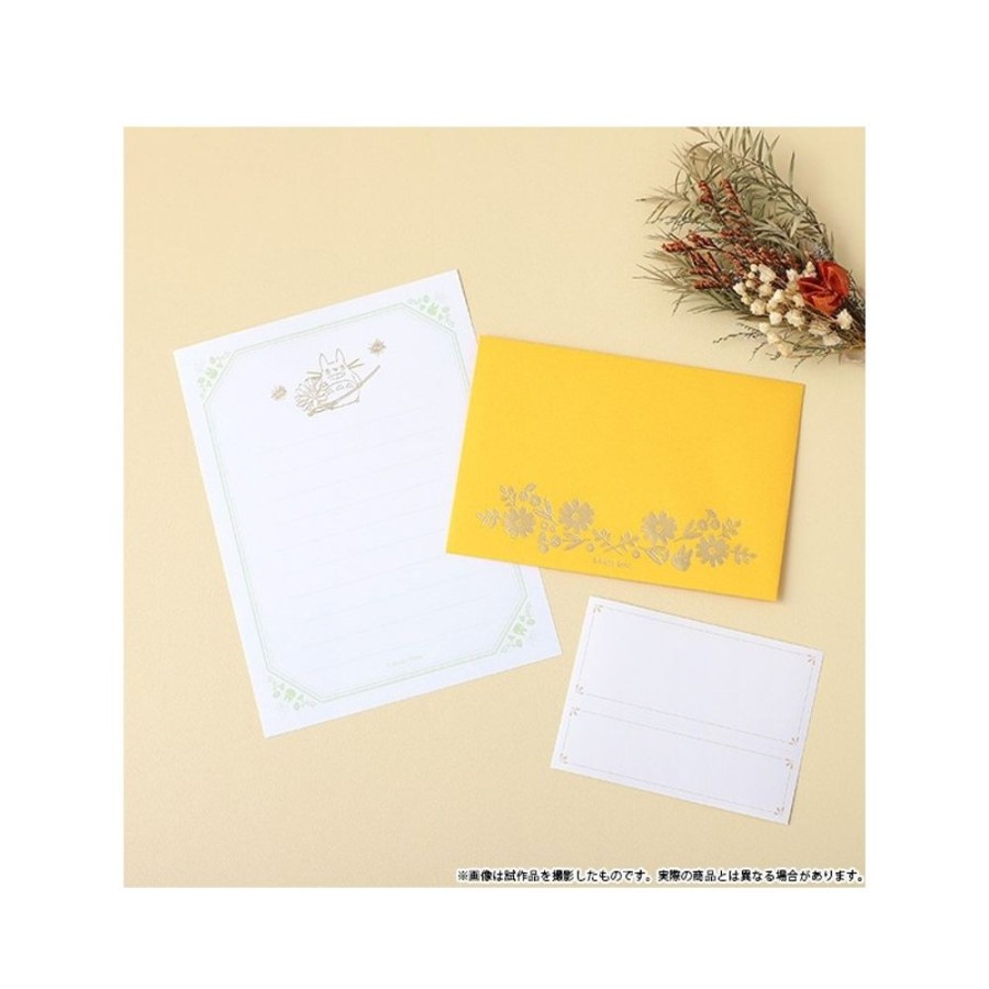 Postcards And Letter Papers | Maison Ghibli Letter Set Flowers - My Neighcor Tortoro