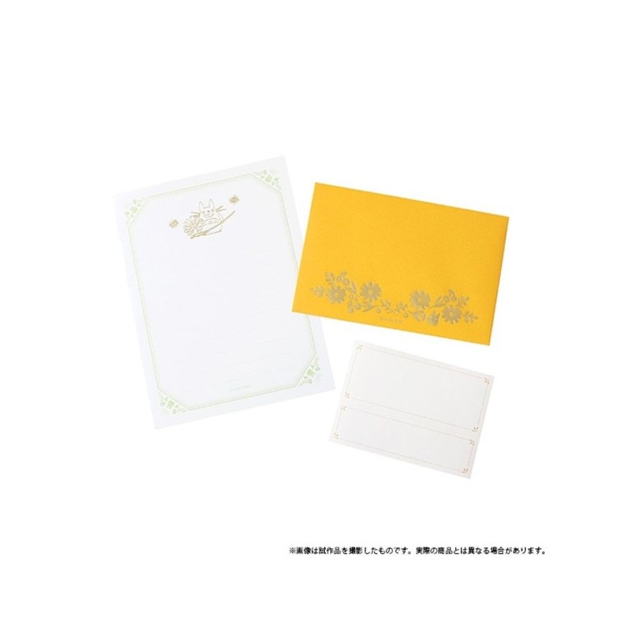 Postcards And Letter Papers | Maison Ghibli Letter Set Flowers - My Neighcor Tortoro