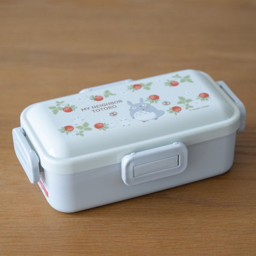 Kitchenware | Maison Ghibli Lunch Box 4 Locks 530Ml Rasberry Collection - My Neighbor Totoro