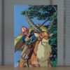 Storage | Maison Ghibli A4 Size Clear Folder Ashitaka And Yakul - Princesse Mononoke