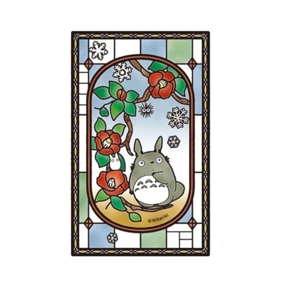 Jigsaw Puzzle | Maison Ghibli Stained Glass Puzzle 126P Totoro Camelia - My Neighbor Totoro