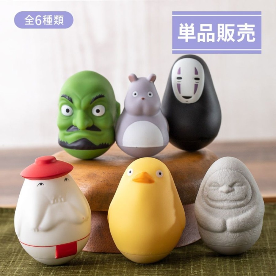 Figurines | Maison Ghibli Pose Collection Assort. Of 6 Roly-Poly Figurines - Spirited Away